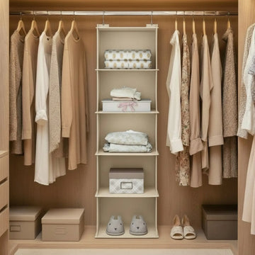 ClozeStack Hanging Wardrobe Organizer — by Tidings